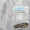 imageArt3d 10Sheet Peel and Stick Kitchen Backsplash Tile Vinyl Stick On Wall Tile Sticker for Bathroom Laundry Room Back Splashes 12quotx12quot Grey MarbleGrey Marble