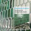 imageArt3d 10Sheet Peel and Stick Kitchen Backsplash Tile Vinyl Stick On Wall Tile Sticker for Bathroom Laundry Room Back Splashes 12quotx12quot Grey MarbleGreen Marble