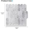 imageArt3d 10Sheet Peel and Stick Kitchen Backsplash Tile Vinyl Stick On Wall Tile Sticker for Bathroom Laundry Room Back Splashes 12quotx12quot Grey MarbleGrey Marble