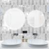 imageArt3d 114 x 9 Inch HeavyDuty Peel and Stick Backsplash for Home Dcor 10Pack Vinyl Wall Tiles for Kitchen Countertop Smoky BlackGray Marble