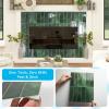 imageArt3d 114 x 9 Inch HeavyDuty Peel and Stick Backsplash for Home Dcor 10Pack Vinyl Wall Tiles for Kitchen Countertop Smoky BlackGreen