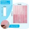 imageArt3d 114 x 9 Inch HeavyDuty Peel and Stick Backsplash for Home Dcor 10Pack Vinyl Wall Tiles for Kitchen Countertop Smoky BlackPink Marble
