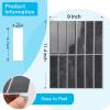imageArt3d 114 x 9 Inch HeavyDuty Peel and Stick Backsplash for Home Dcor 10Pack Vinyl Wall Tiles for Kitchen Countertop Smoky BlackSmoky Black