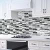 imageArt3d 20Sheet Peel and Stick Kitchen Backsplash Tiles SelfAdhesive Wall Tiles for Kitchen and Bathroom 12quotx12quot Marble GreyGray