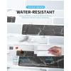 imageArt3d 20Sheet Peel and Stick Kitchen Backsplash Tiles SelfAdhesive Wall Tiles for Kitchen and Bathroom 12quotx12quot Marble GreyGray Marble Thickened