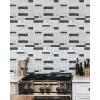 imageArt3d 20Sheet Peel and Stick Kitchen Backsplash Tiles SelfAdhesive Wall Tiles for Kitchen and Bathroom 12quotx12quot Marble GreyGray Marble Thickened