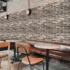 imageArt3d 29 SqFT 3D SelfAdhesive Foam Brick Wall Panels Pink5 PackBrown