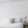 imageArt3d 30 Pcs 3D Foam Brick Wall Panels White