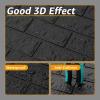 imageArt3d 44 Square Feet Pack Of 30 Wall Panel Foam BlackBlack
