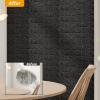 imageArt3d 44 Square Feet Pack Of 30 Wall Panel Foam BlackBlack