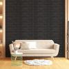 imageArt3d 44 Square Feet Pack Of 30 Wall Panel Foam BlackBlack