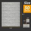 imageArt3d 44 Square Feet Pack Of 30 Wall Panel Foam BlackGray