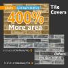imageArt3d 44 Square Feet Pack Of 30 Wall Panel Foam BlackGray Stone