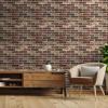 imageArt3d 44 Square Feet Pack Of 30 Wall Panel Foam BlackRed Brown