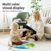 imageArt3d 4Pack Triangle Liquid Sensory Floor Tiles Colorful Liquid Fusion Play Mats for Kids Toddler 15quot x 15quotMulticoloredfanshaped