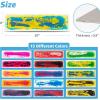 imageArt3d 4Pack Triangle Liquid Sensory Floor Tiles Colorful Liquid Fusion Play Mats for Kids Toddler 15quot x 15quotMulticoloredinterlock