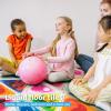 imageArt3d 4Pack Triangle Liquid Sensory Floor Tiles Colorful Liquid Fusion Play Mats for Kids Toddler 15quot x 15quotMulticolortriangle 2