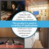 imageArt3d 4pcs107 x 8in Slat Acoustic Panel for Wall and Ceiling 3D Fluted Sound Absorbing Panel with Wood Finish Dark WalnutCherry