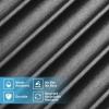 imageArt3d 8 Pack 104quot x 63quot Slat Wall Paneling Glossy Metal Finish WPC Soundproof 3D Wall Panels Wavy Sound Absorbing Panels for Interior Wall Decor Living Room Bedroom  Sparkling GoldSteel Gray