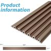 imageArt3d 8 Pack 104quot x 67quot Slat Wall Paneling Glossy Metal Finish WPC Soundproof 3D Wall Panels 3D Sound Absorbing Panels for Interior Wall Decor Living Room Bedroom  Sparkling GoldTextured Brown