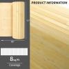 imageArt3d Natural Bamboo Wall Panel for Interior Wall Decor Renewable Pole Wrap Wainscoting Paneling for Wall Ceiling Furniture Cabinet Office 12 x 96 Inch  CarbonizedRaw