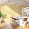 imageArt3d Natural Bamboo Wall Panel for Interior Wall Decor Renewable Pole Wrap Wainscoting Paneling for Wall Ceiling Furniture Cabinet Office 12 x 96 Inch  CarbonizedRaw