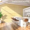 imageArt3d Natural Bamboo Wall Panel for Interior Wall Decor Renewable Pole Wrap Wainscoting Paneling for Wall Ceiling Furniture Cabinet Office 12 x 96 Inch  CarbonizedRaw