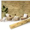 imageArt3d Natural Bamboo Wall Panel for Interior Wall Decor Renewable Pole Wrap Wainscoting Paneling for Wall Ceiling Furniture Cabinet Office 12 x 96 Inch  CarbonizedLight Burned