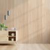 imageArt3d Natural Bamboo Wall Panel for Interior Wall Decor Renewable Pole Wrap Wainscoting Paneling for Wall Ceiling Furniture Cabinet Office 12 x 96 Inch  CarbonizedLightcarbonized