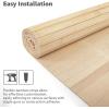 imageArt3d Natural Bamboo Wall Panel for Interior Wall Decor Renewable Pole Wrap Wainscoting Paneling for Wall Ceiling Furniture Cabinet Office 12 x 96 Inch  CarbonizedCarbonized