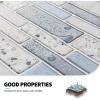 imageArt3d Peel and Stick Brick Kitchen Backsplash SelfAdhesive Wall Tile Stone Design 10 Sheets Blue Marble 30  30cm A17020P10Marble