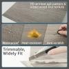 imageArt3d Peel and Stick Vinyl Floor Tiles 30Pack 12 x 12 inch Self Adhesive Waterproof Flooring Wood Planks for Kitchen Dining Room Bedrooms Cover 30 Sq Ft Dark Brown OakTaupe
