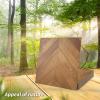 imageArt3d Peel and Stick Vinyl Floor Tiles 30Pack 12 x 12 inch Self Adhesive Waterproof Flooring Wood Planks for Kitchen Dining Room Bedrooms Cover 30 Sq Ft Dark Brown OakHerringbone  Brown