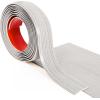 imageArt3d Self Adhesive Vinyl Floor Transition Strip Laminate Floor Strip Floor Flat Divider Strip for Joining Floor Gaps Carpet Threshold Transition Floor Tiles 10 FT 157in WhiteWashedWhitewashed