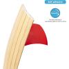 imageArt3d Self Adhesive Vinyl Floor Transition Strip Laminate Floor Strip Floor Flat Divider Strip for Joining Floor Gaps Carpet Threshold Transition Floor Tiles 10 FT 157in WhiteWashedAspen Yellow