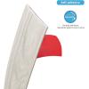 imageArt3d Self Adhesive Vinyl Floor Transition Strip Laminate Floor Strip Floor Flat Divider Strip for Joining Floor Gaps Carpet Threshold Transition Floor Tiles 10 FT 157in WhiteWashedWhitewashed