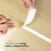imageArt3d Self Adhesive Vinyl Floor Transition Strip Laminate Floor Strip Floor Flat Divider Strip for Joining Floor Gaps Carpet Threshold Transition Floor Tiles 10 FT 157in WhiteWashedAspen Yellow