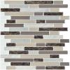 imageArt3d 10Piece Stick on Backsplash Tile for Kitchen30  30cm Vinyl Decorative Tiles Marble A17083P10Marble