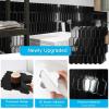 imageArt3d 10Sheet HeavyDuty Peel and Stick Backsplash SelfAdhesive Vinyl Wall Tiles for Kitchen Countertop Bathroom Light BlueBlack