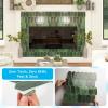 imageArt3d 10Sheet HeavyDuty Peel and Stick Backsplash SelfAdhesive Vinyl Wall Tiles for Kitchen Countertop Bathroom Light BlueGreen