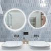 imageArt3d 10Sheet HeavyDuty Peel and Stick Backsplash SelfAdhesive Vinyl Wall Tiles for Kitchen Countertop Bathroom Light BlueLight Blue