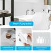 imageArt3d 10Sheet HeavyDuty Peel and Stick Backsplash SelfAdhesive Vinyl Wall Tiles for Kitchen Countertop Bathroom Light BlueWhite