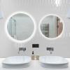 imageArt3d 10Sheet HeavyDuty Peel and Stick Backsplash SelfAdhesive Vinyl Wall Tiles for Kitchen Countertop Bathroom Light BlueWhite