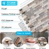 imageArt3d 10Sheet HeavyDuty Peel and Stick Backsplash Waterproof Wall Tiles Stick on Kitchen Backsplash Living Space SandstoneSandstone
