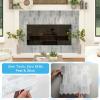 imageArt3d 12 x 12 Inch HeavyDuty Peel and Stick Backsplash SelfAdhesive Wall Tiles for Kitchen Bathroom Decor 10Pack PinkGray Marble