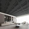 imageArt3d 12Pack Drop Relief Ceiling Tiles for Home Office ampamp Commercial Space 24 x 24in PVC Waterproof 3D Wall Panels Cover 48 Sq Ft WhiteBlack