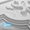 imageArt3d 12Pack Drop Relief Ceiling Tiles for Home Office ampamp Commercial Space 24 x 24in PVC Waterproof 3D Wall Panels Cover 48 Sq Ft WhiteCloudwhite