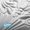 imageArt3d 12Pack Drop Relief Ceiling Tiles for Home Office ampamp Commercial Space 24 x 24in PVC Waterproof 3D Wall Panels Cover 48 Sq Ft WhiteOffWhite
