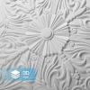imageArt3d 12Pack Drop Relief Ceiling Tiles for Home Office ampamp Commercial Space 24 x 24in PVC Waterproof 3D Wall Panels Cover 48 Sq Ft WhiteOffWhite