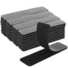 imageArt3d 16 Sets Hook and Loop Tape Sticky Back 4quotx6quot DoubleSided Adhesive Strip Heavy DutyBlack